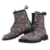 Elm Leave Colorful Print Pattern Women's Boots