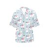 Llama Pattern Print Design 04 Women's Hawaiian Shirt