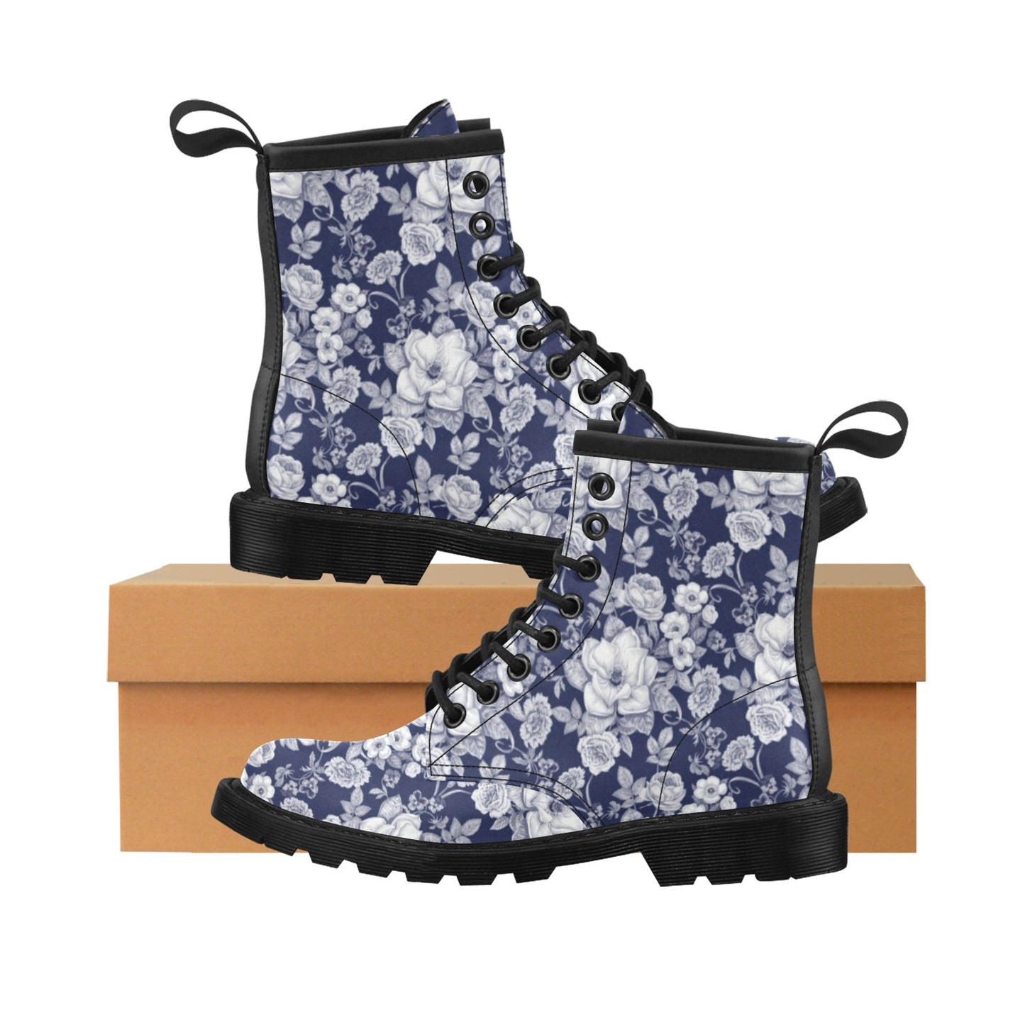 Floral Infrared Pattern Women's Boots