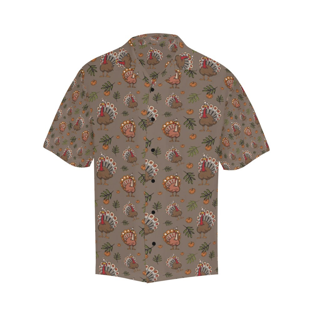 Thanksgiving Print Design LKS306 Men's Hawaiian Shirt