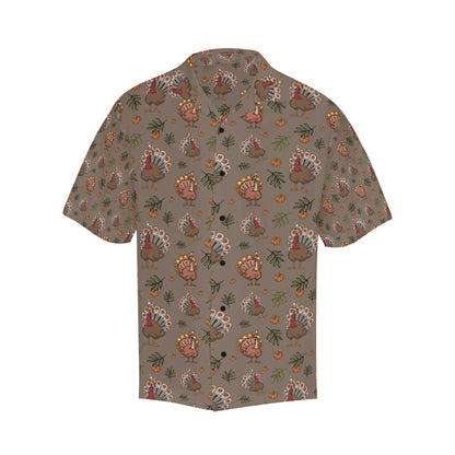 Thanksgiving Print Design LKS306 Men's Hawaiian Shirt