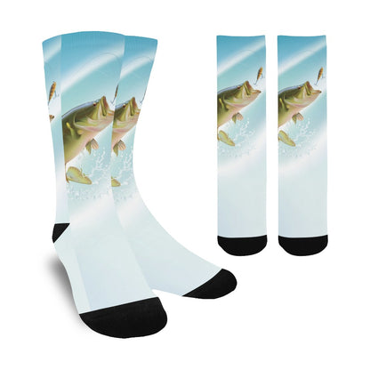 Bass Fishing Crew Socks