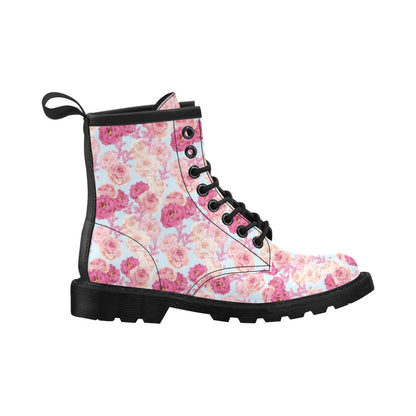 Lisianthus Pattern Print Design LT05 Women's Boots