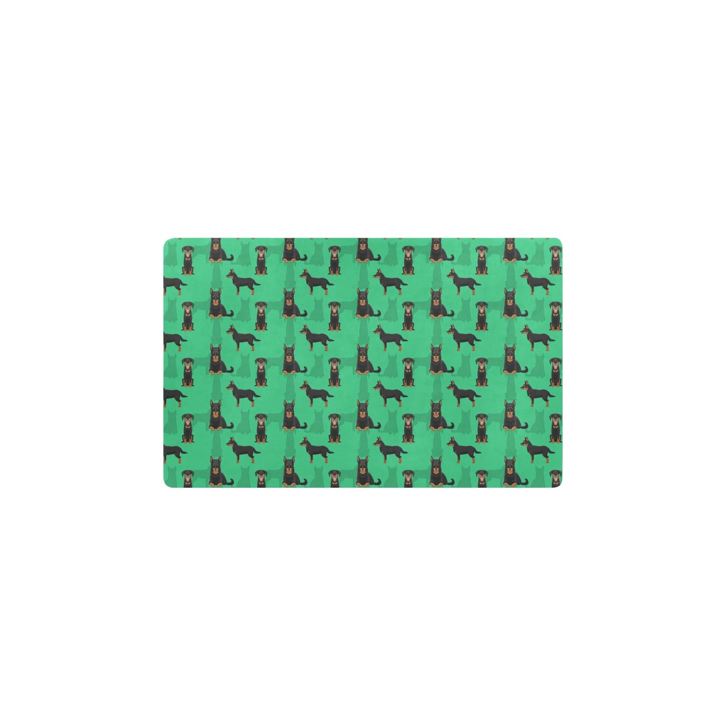 Beauceron Pattern Print Design 01 Kitchen Mat