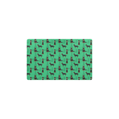 Beauceron Pattern Print Design 01 Kitchen Mat