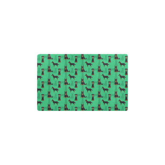 Beauceron Pattern Print Design 01 Kitchen Mat