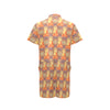 Buddha Indian Colorful Print Men's Romper