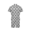 Lotus Mandala Print Pattern Men's Romper