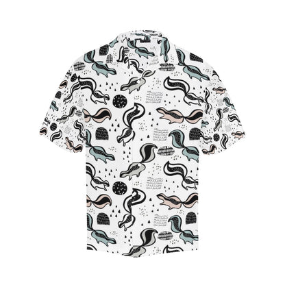 Skunk Print Design LKS303 Men's Hawaiian Shirt