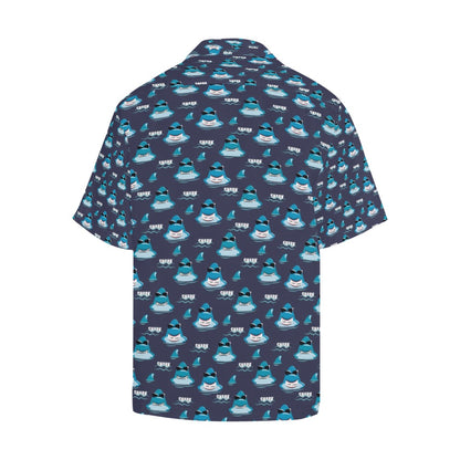 Shark Print Design LKS309 Men's Hawaiian Shirt