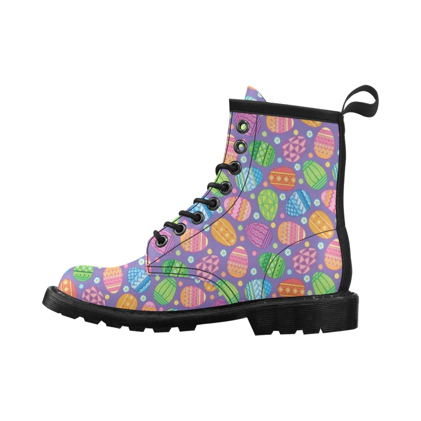 Easter Eggs Pattern Print Design RB010 Women's Boots