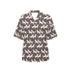 Horse Print Design LKS304 Women's Hawaiian Shirt