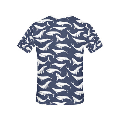 Whale Print Design LKS308 Women's  T-shirt