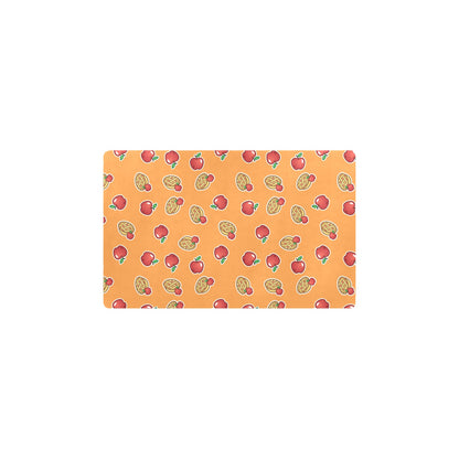 Apple Pie Pattern Print Design 02 Kitchen Mat