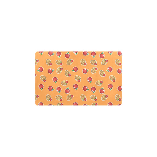 Apple Pie Pattern Print Design 02 Kitchen Mat