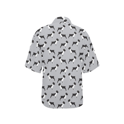 Boxers Pattern Print Design 01 Women's Hawaiian Shirt