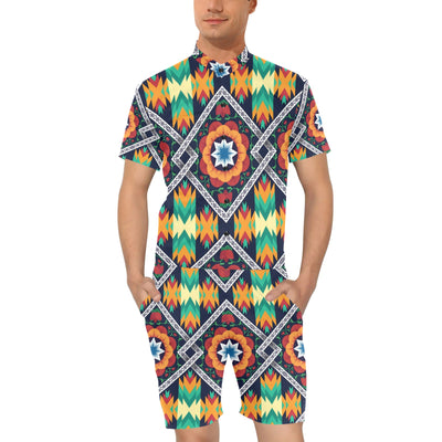 African Kente Men's Romper