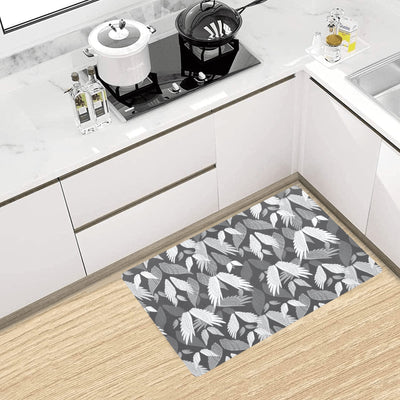 Angel Wings Pattern Design Themed Print Kitchen Mat