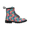 Red Hibiscus Pattern Print Design HB02 Women's Boots