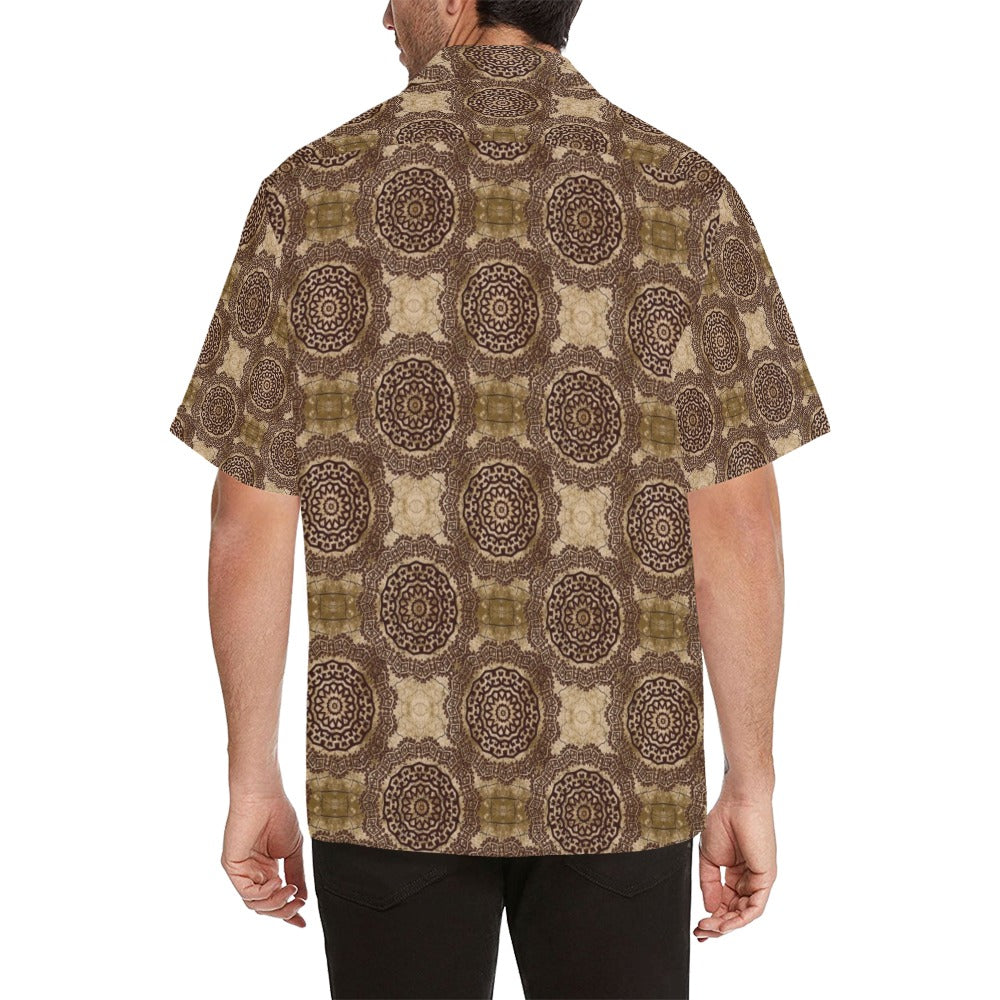 Ancient Greek Symbol Print Design LKS309 Men's Hawaiian Shirt