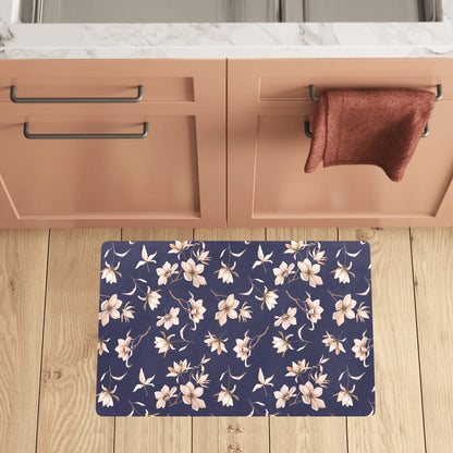 Beautiful Floral Pattern Kitchen Mat