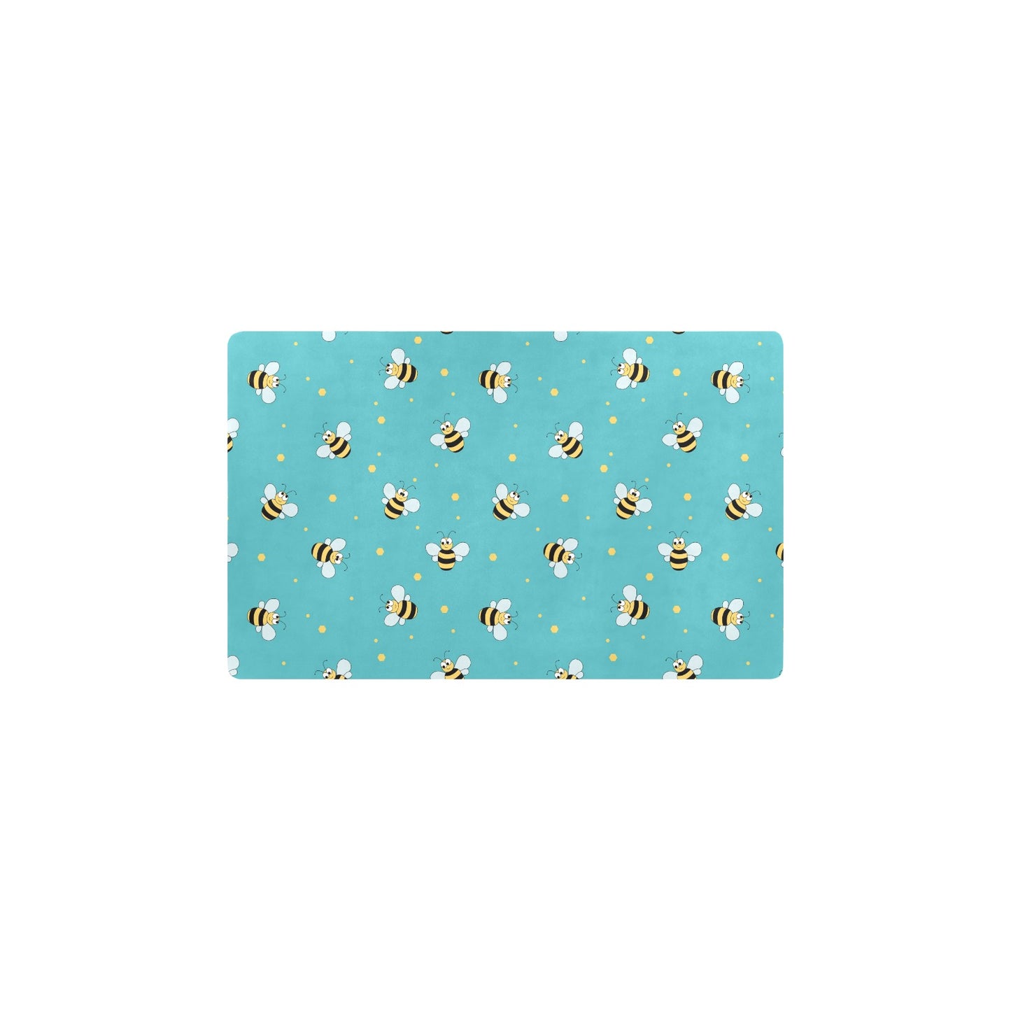 Bee With Dot Print Design LKS309 Kitchen Mat