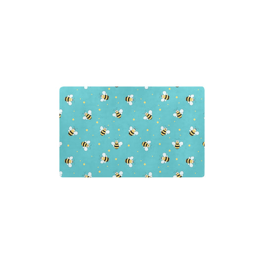 Bee With Dot Print Design LKS309 Kitchen Mat