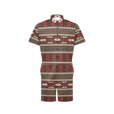 Native Pattern Print Design A03 Men's Romper