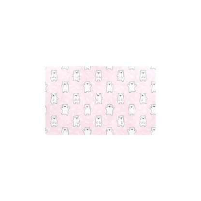 Polar Bear Pattern Print Design PB09 Kitchen Mat