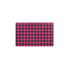 Pink Tartan Plaid Pattern Kitchen Mat