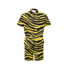 zebra Gold Men's Romper