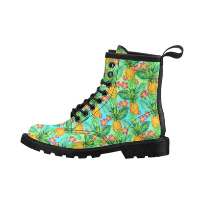 Pineapple Pattern Print Design PP010 Women's Boots