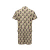 Christian Pattern Print Design 04 Men's Romper