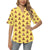 Emoji Poop Print Pattern Women's Hawaiian Shirt