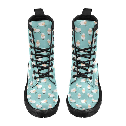 Sheep Print Design LKS406 Women's Boots