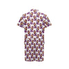 Chihuahua Purple Floral Men's Romper