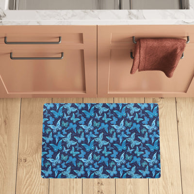 Butterfly Pattern Print Design 03 Kitchen Mat