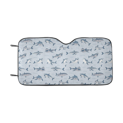Shark Print Design LKS304 Car front Windshield Sun Shade