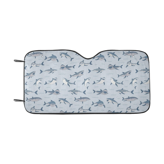 Shark Print Design LKS304 Car front Windshield Sun Shade