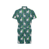 Llama Cactus Pattern Print Design 013 Men's Romper