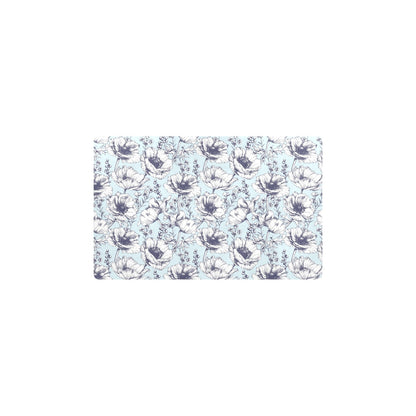 Anemone Pattern Print Design 02 Kitchen Mat
