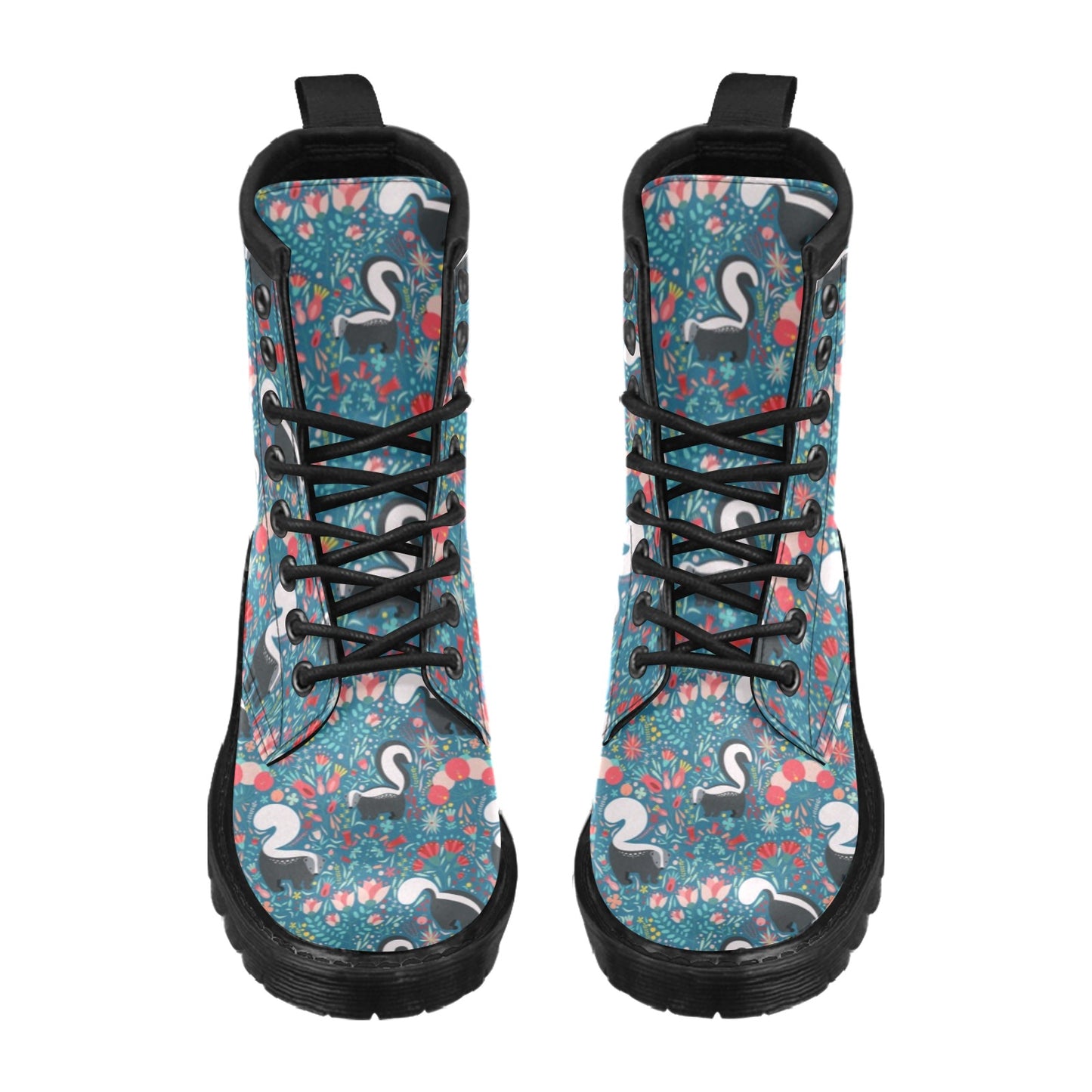 Skunk Print Design LKS302 Women's Boots
