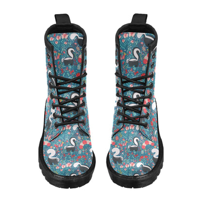 Skunk Print Design LKS302 Women's Boots