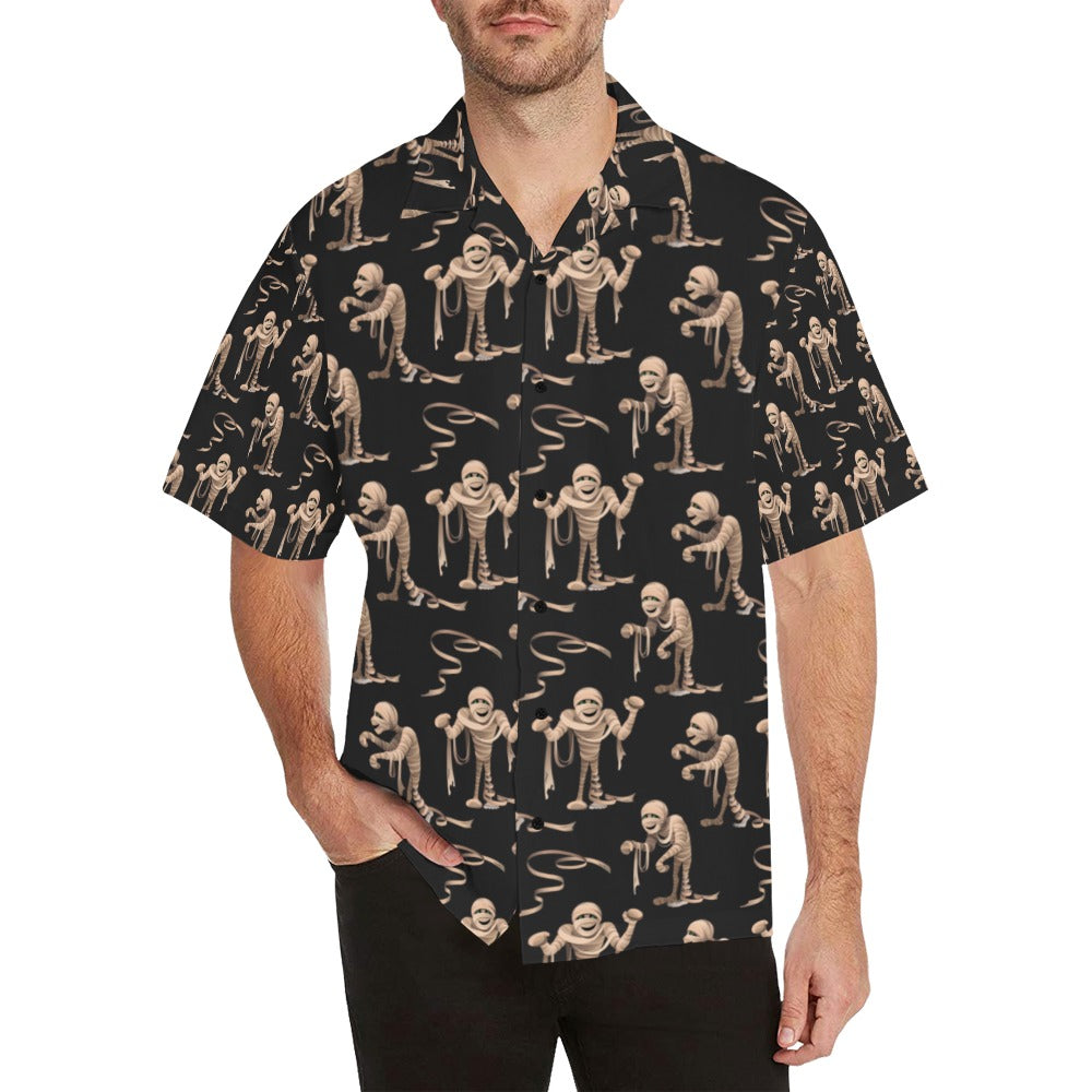 Mummy Print Design LKS302 Men's Hawaiian Shirt