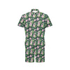 Hibiscus Tropical Print Design LKS309 Men's Romper