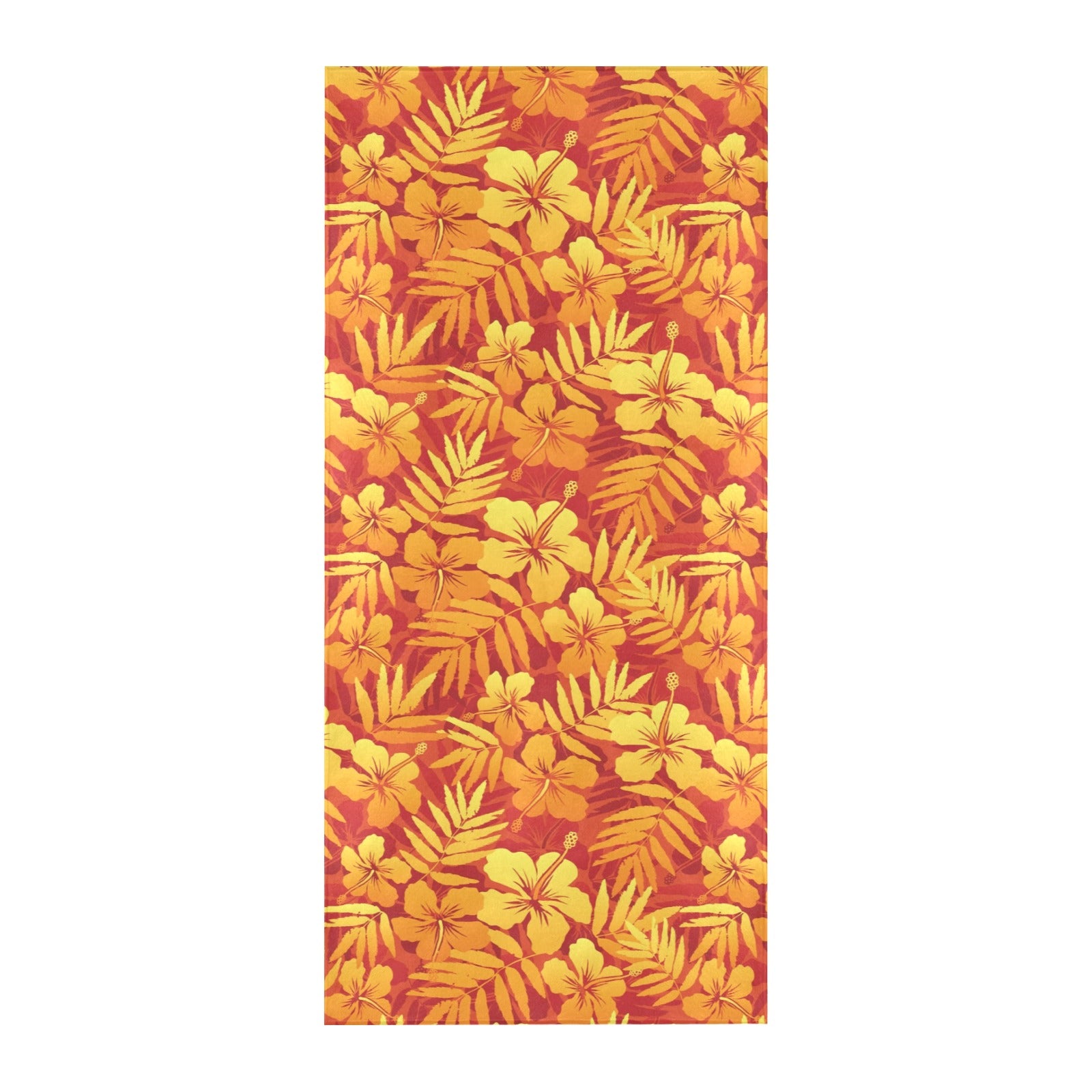 Hibiscus Summer Print Design LKS302 Beach Towel 32" x 71"