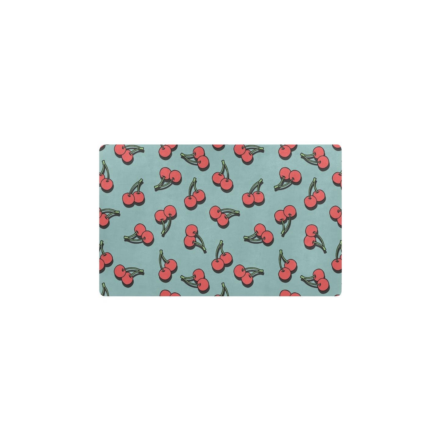 Cherry Pattern Print Design CH03 Kitchen Mat