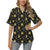 Sun Moon Print Design LKS301 Women's Hawaiian Shirt