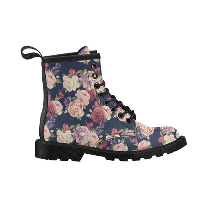 Peony Pattern Print Design PE03 Women's Boots