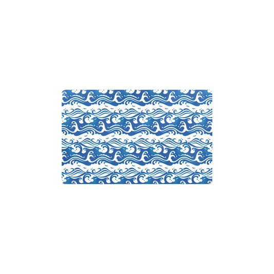 Wave Print Design LKS303 Kitchen Mat